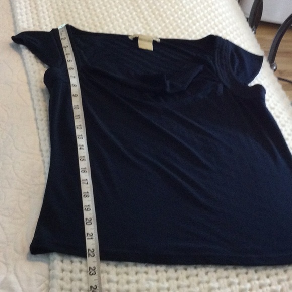 Michael Kors Drape Neck Cap Sleeve Top Sz S - Picture 9 of 10